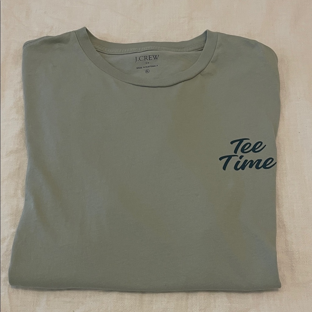 J. Crew Men's Olive Tee Time Shirt